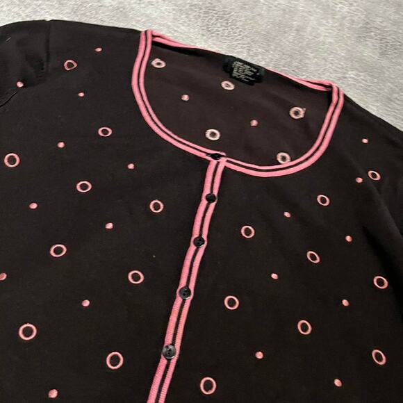 Peck & peck vintage polka dot cardigan - Picture 4 of 8